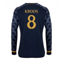 Dres Real Madrid Toni Kroos #8 Preč 2023-24 Dlhy Rukáv